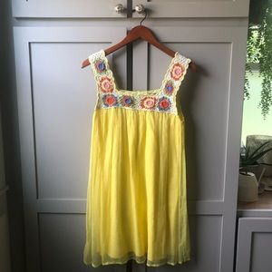 Sugar Lips Yellow Babydoll Dress